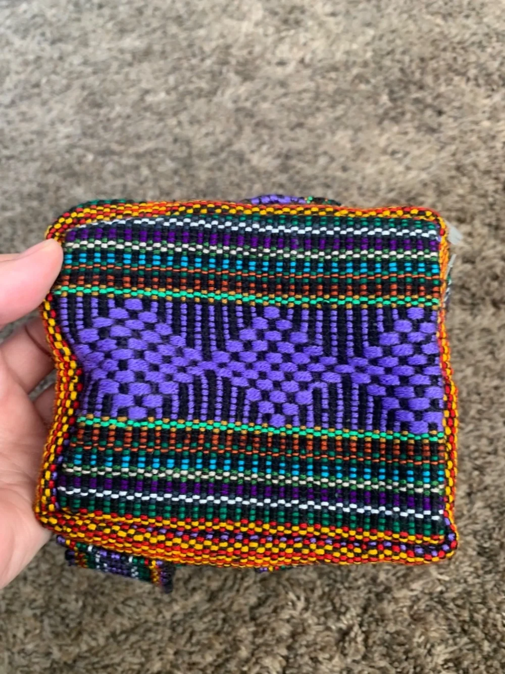 Artesanias Lillo Baja Tapestry Boho Hippie Backpack Purse Small Colorful